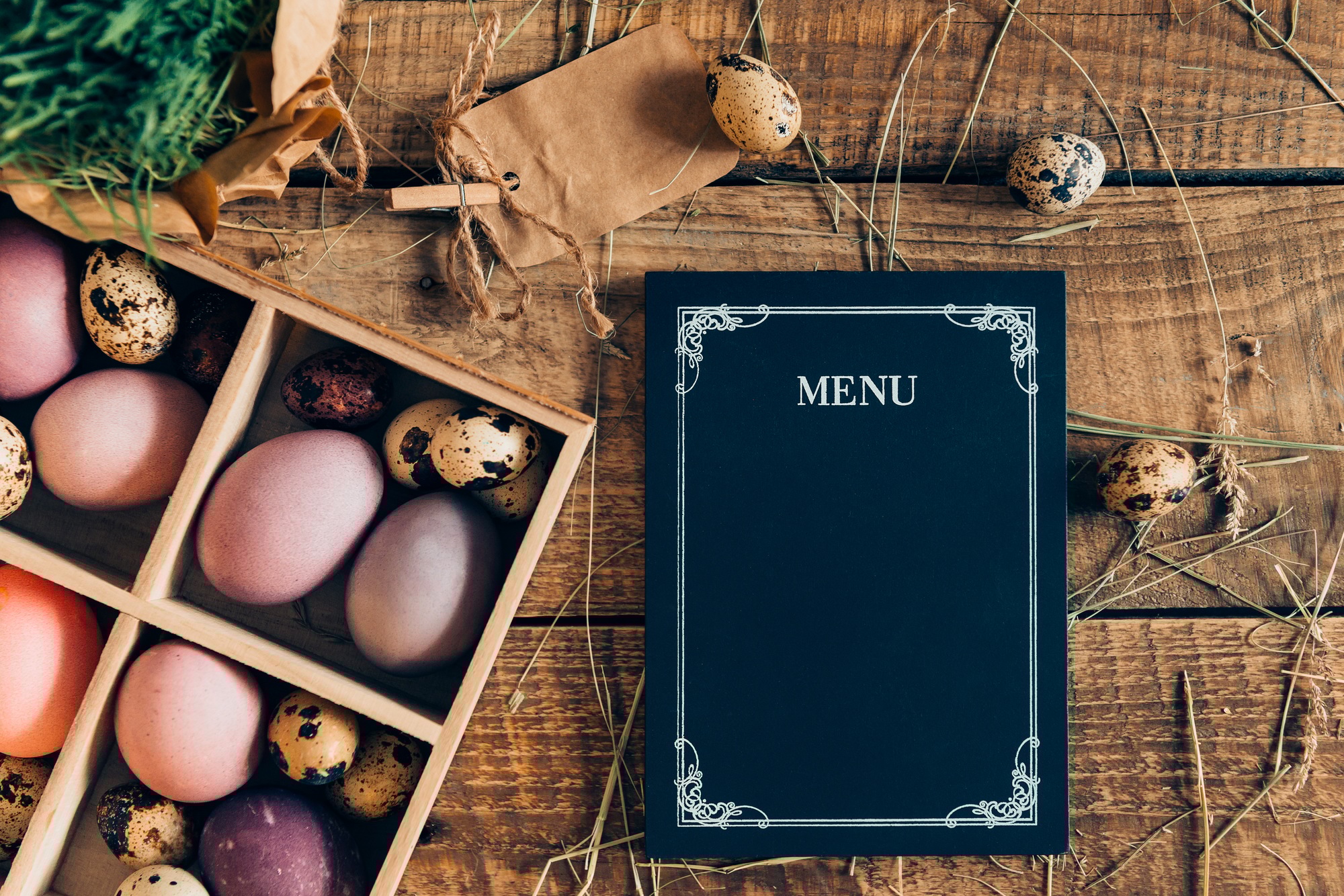 Easter menu.